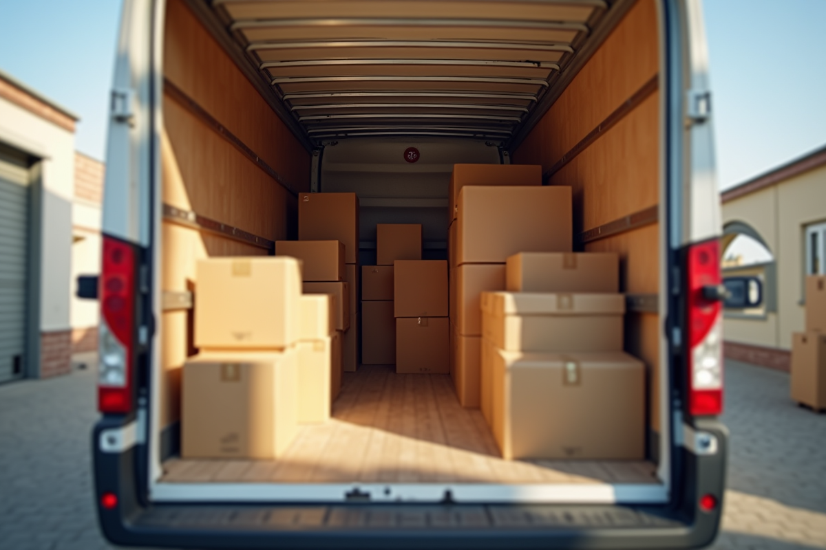 camion déménagement